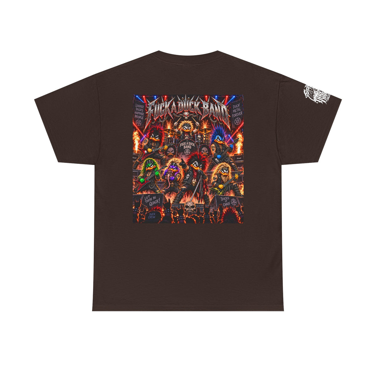 FUCK A DUCK BAND — Heavy Metal Monster Show Back Graphic Tee