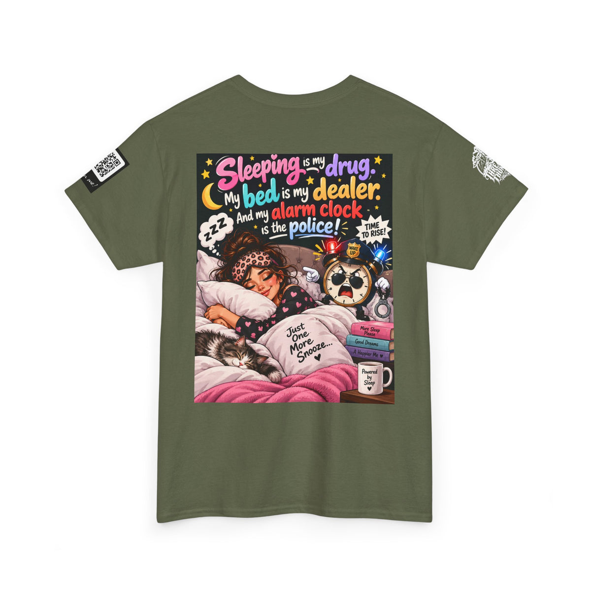 Sleeping Is My Drug — Powered by Sleep Back Graphic Tee