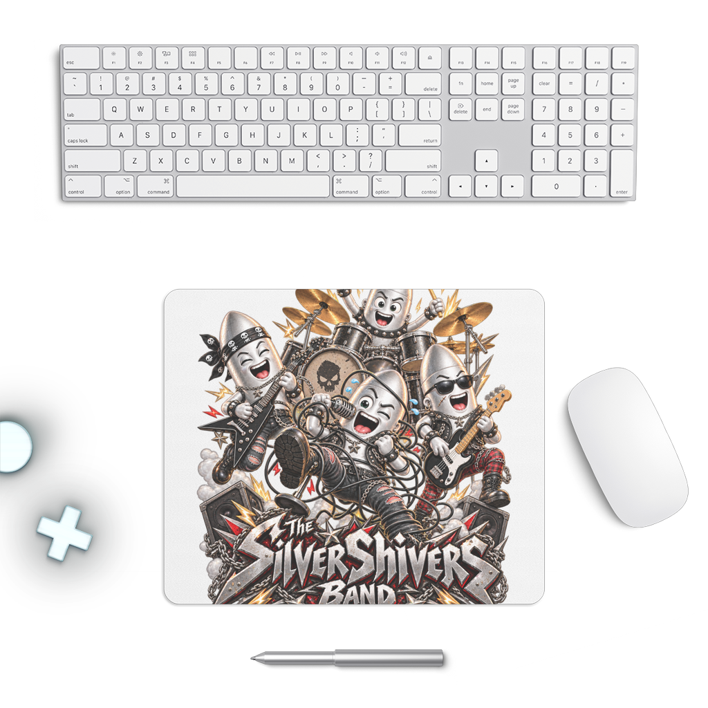 The Silver Shivers Band Mouse Pad