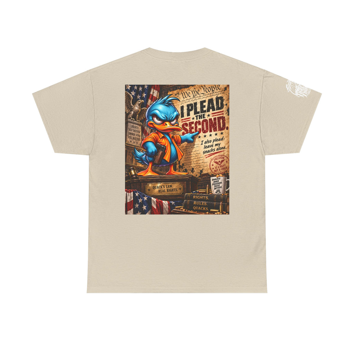 I Plead the Second — Leave My Snacks Alone Back Graphic Tee