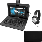 Naxa 10.1" Core Android 11 Tablet Kit Black - Refurbished