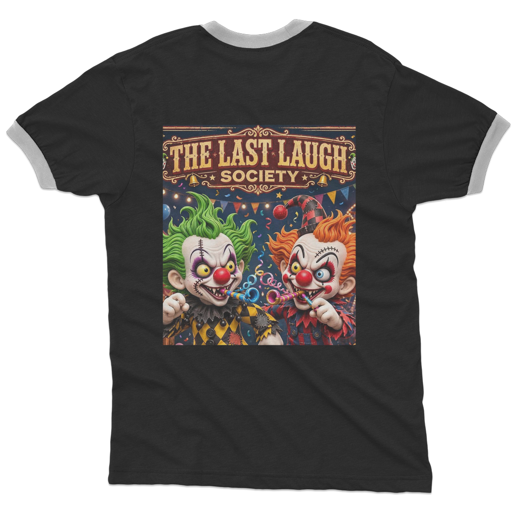 The Last Laugh Society Adult Ringer T-Shirt