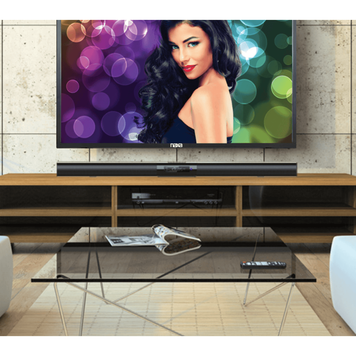 Naxa 42" Sound Bar with Voice Control - Refurbished