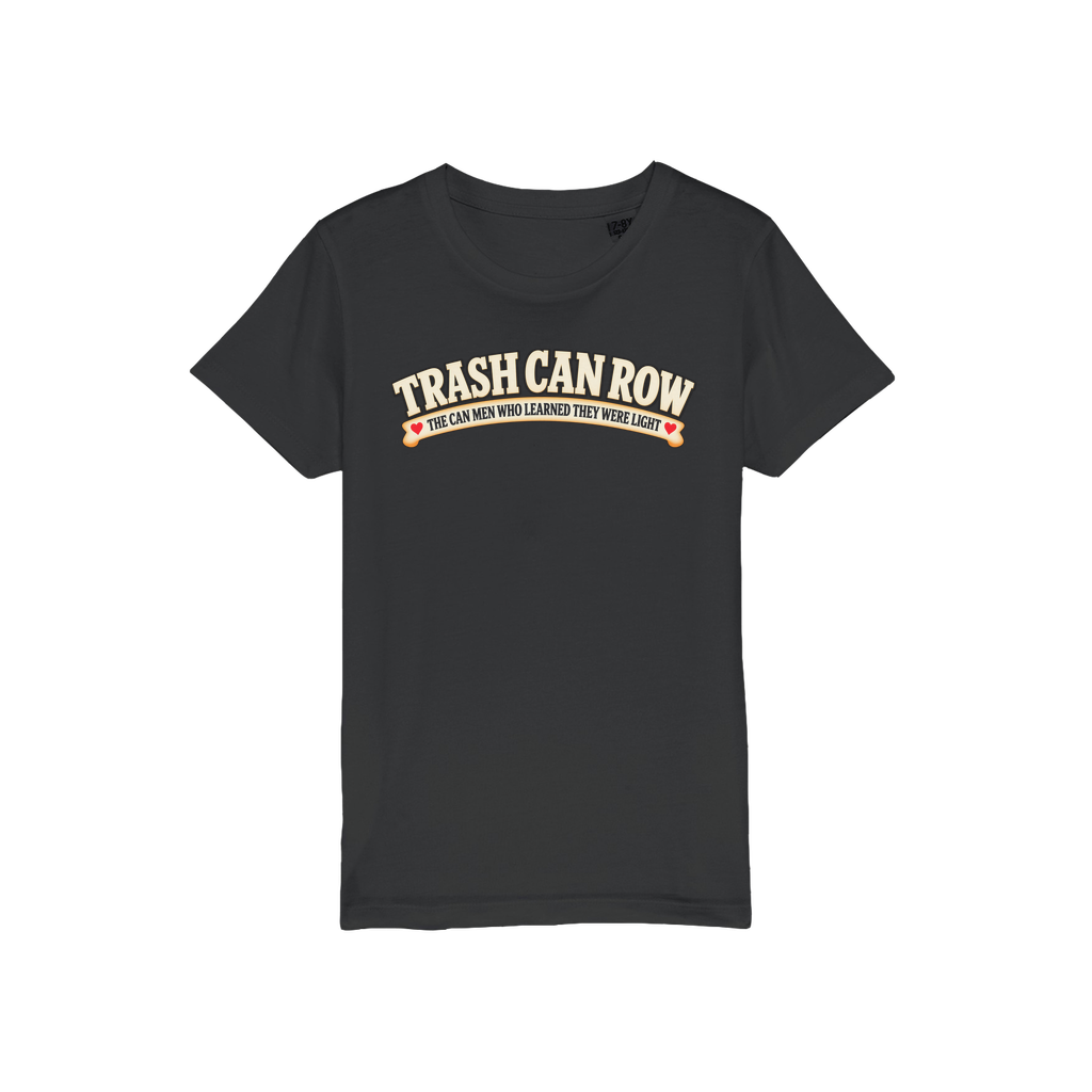 Trash Can Row Organic Jersey Kids T-Shirt
