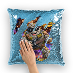 Falling Rocks COllection Sequin Cushion Cover