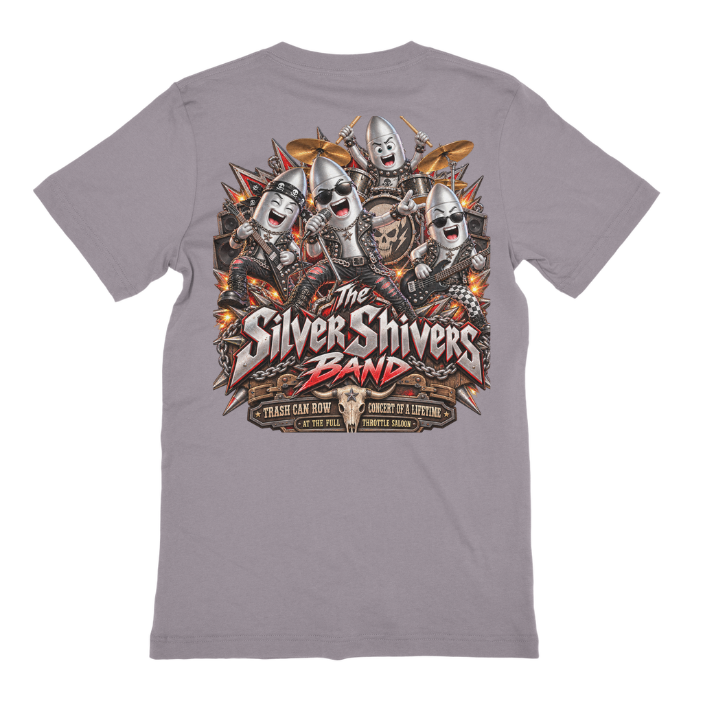 The Silver Shivers Band Premium Jersey Adult T-Shirt