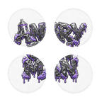 ANGRY CAN MAN 3.0 Sublimation Coasters Pack of Four