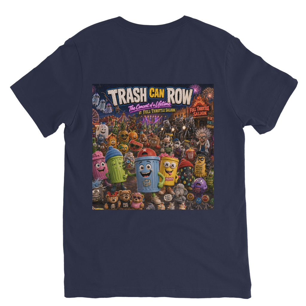 Trash Can Row: Concert for a Lifetime – Premium V-Neck T-Shirt