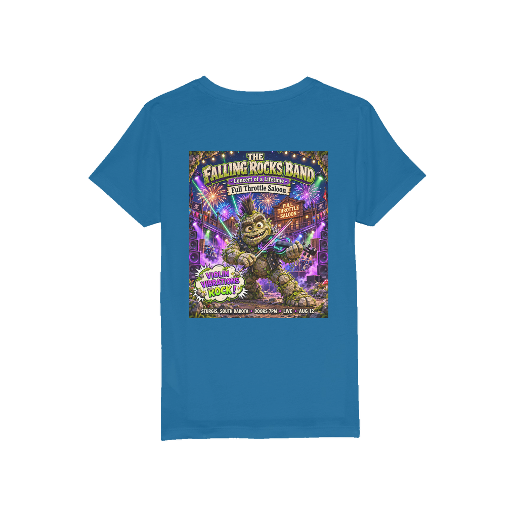 Falling Rocks COllection Organic Jersey Kids T-Shirt