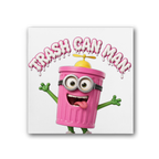 TRASH CAN MAN Premium Stretched Canvas