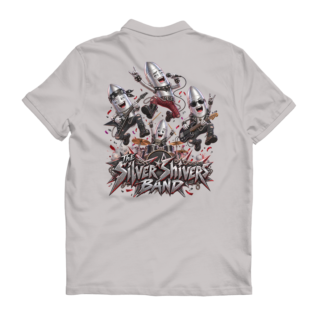 The Silver Shivers Band Premium Adult Polo Shirt