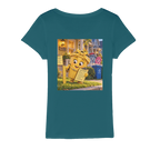 Trash Can Row Organic Jersey Women's T-Shirt