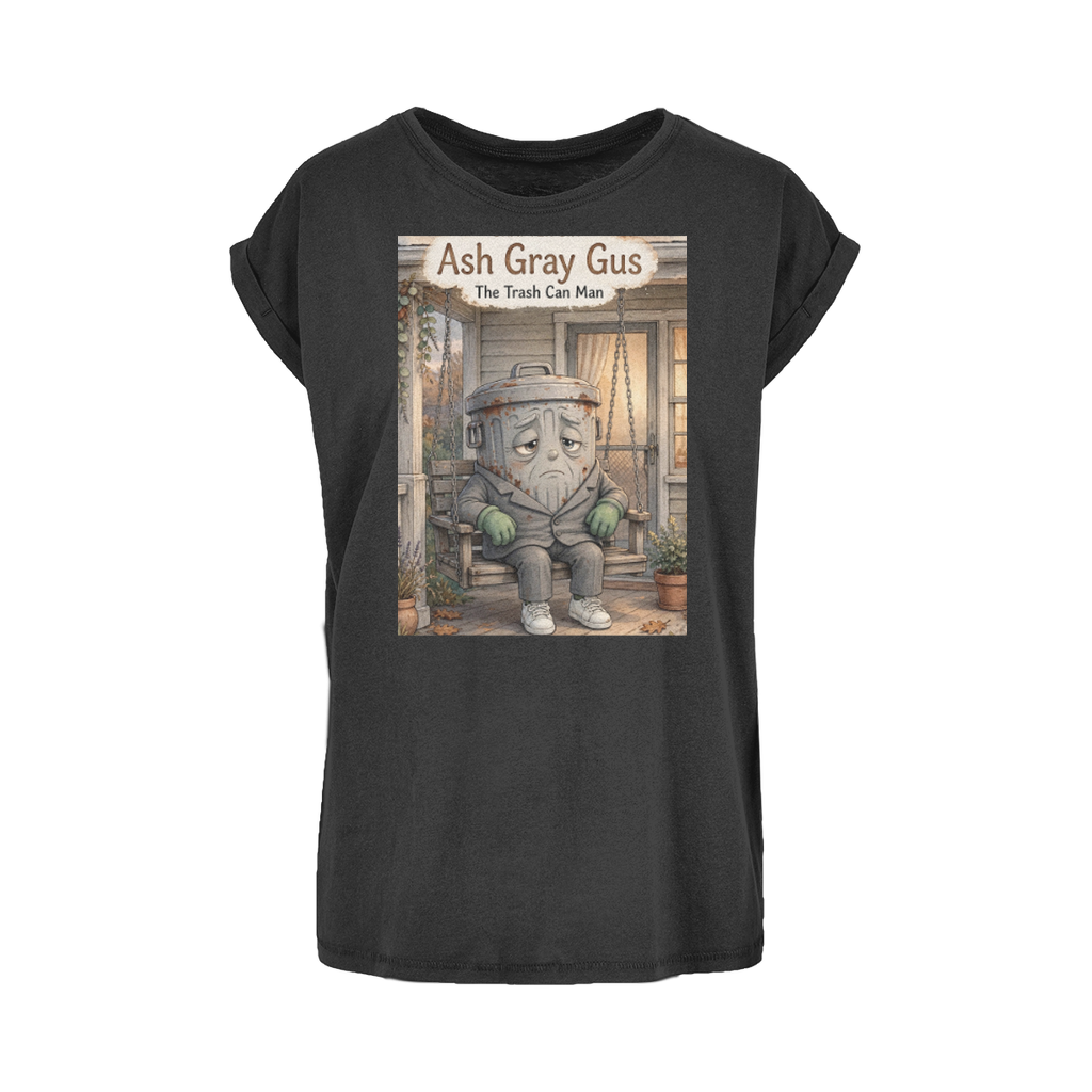 Trash Can Row Women's Extended Shoulder T-Shirt XS-5XL