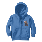 angry can man Classic Kids Zip Hoodie