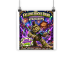 Falling Rocks Collection Classic Poster