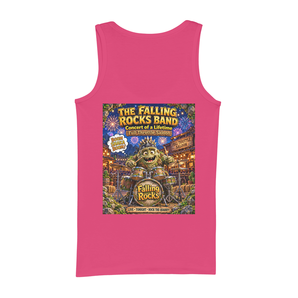 Falling Rocks COllection Organic Jersey Womens Tank Top