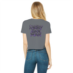 ANGRY CAN MAN 3.0 Classic Women's Cropped Raw Edge T-Shirt