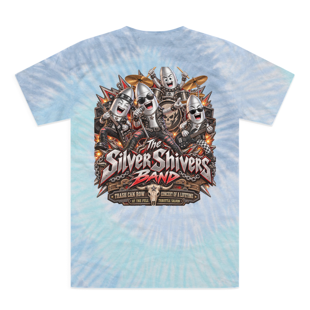The Silver Shivers Band Tie-Dye T-Shirt