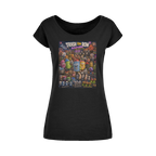 Trash Can Row CONCERT FOR A LIFETIME Wide Neck Women's T-Shirt XS-5XL