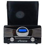 Victor Diner 7-in-1 Turntable Music Center Black - Refurbished