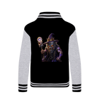 angry can man Varsity Jacket