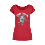 TRASH CAN MAN Wide Neck Women's T-Shirt XS-5XL