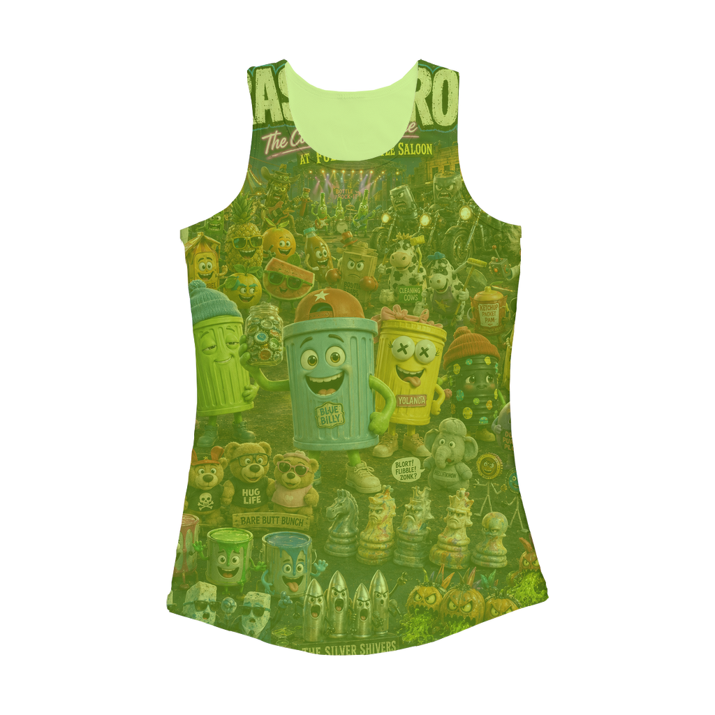 Trash Can Row: Concert for a Lifetime – Women Performance Tank Top
