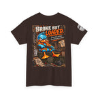 Broke but Loaded — Financially Unstable, Constitutionally Confident Back Graphic Tee