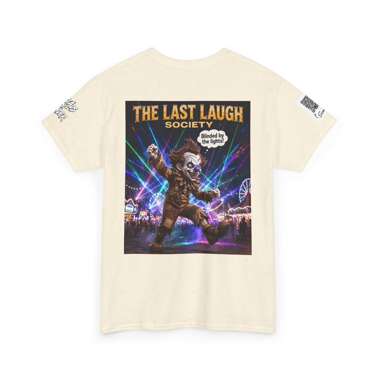The Last Laugh Society Tee #103 — Carnival Clown Horror Graphic T-Shirt