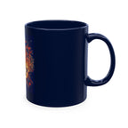 Skull Clash Ceramic Mug — Vintage Rock Tattoo Coffee Cup