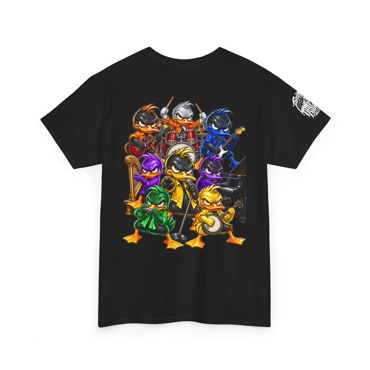 FUCK A DUCK BAND — Full Ensemble Back Graphic Tee