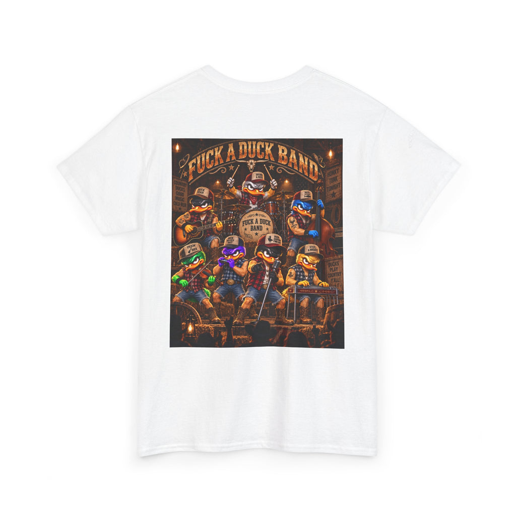 FUCK A DUCK BAND — Honky-Tonk Duck Band Back Graphic Tee