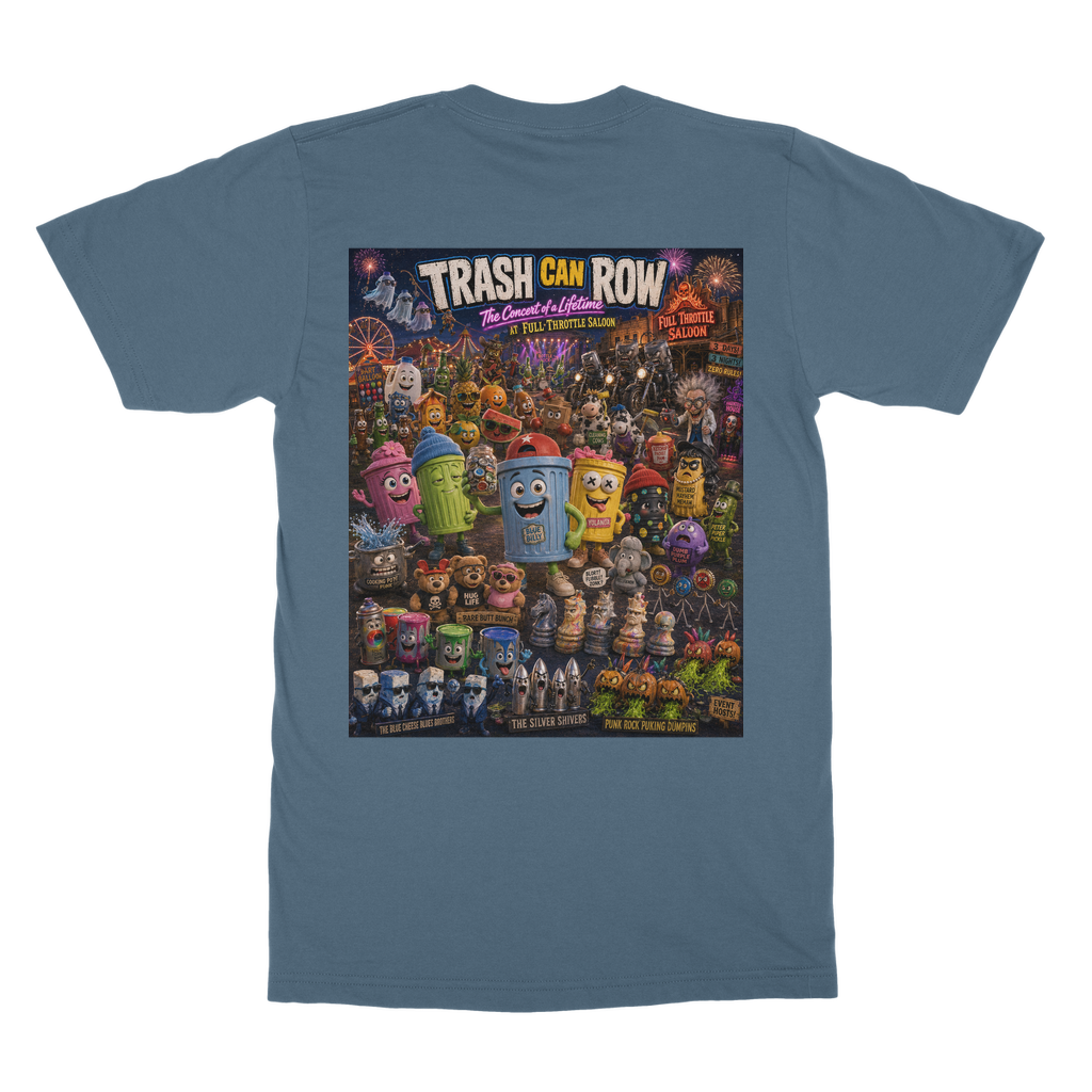 Trash Can Row: Concert for a Lifetime – Classic Heavy Cotton Adult T-Shirt