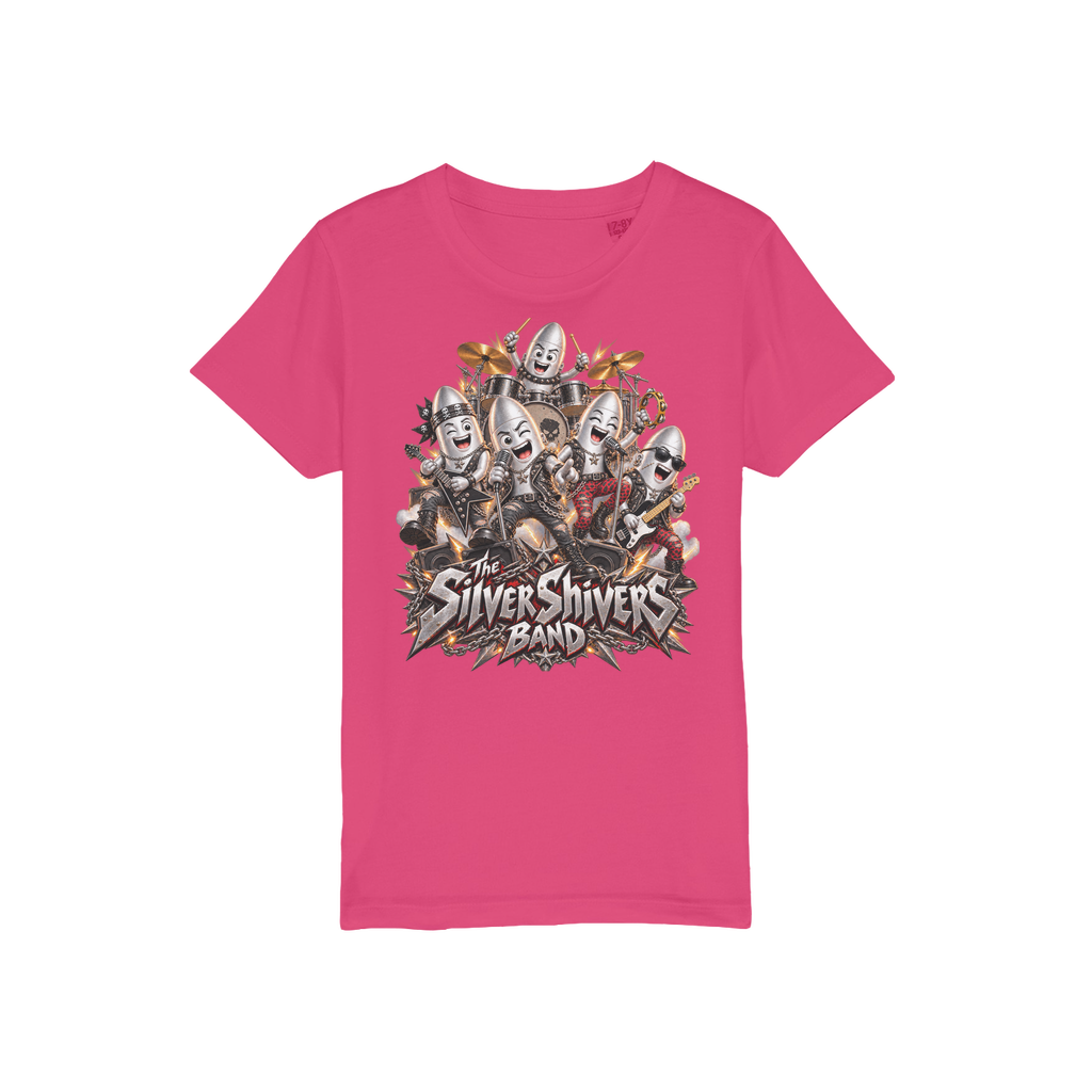 The Silver Shivers Band Organic Jersey Kids T-Shirt