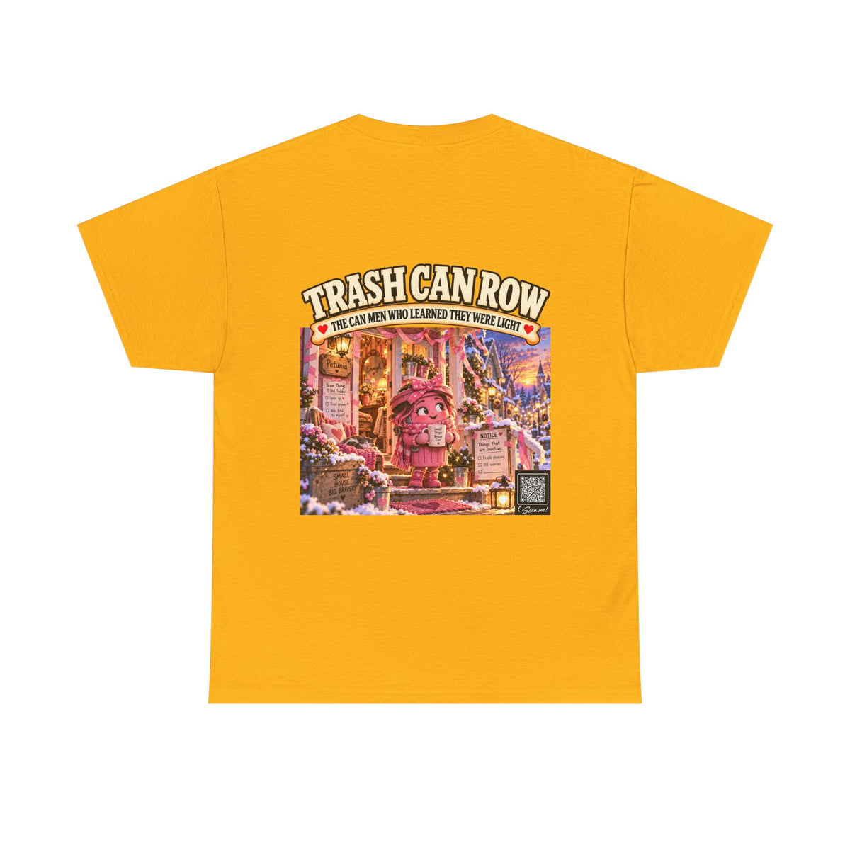 Trash Can Row Tee #3