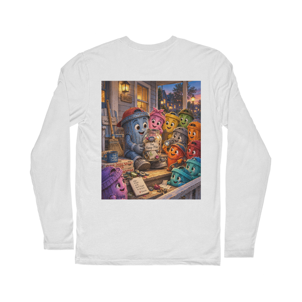 Trash Can Row – Classic Long Sleeve T-Shirt