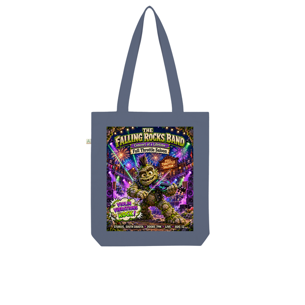 Falling Rocks COllection Organic Tote Bag