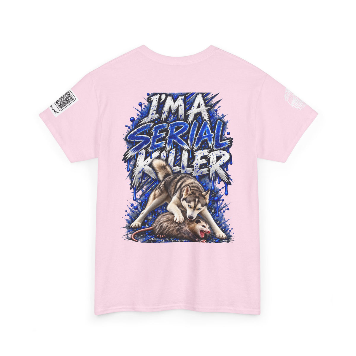 T-Shirt — "I'm A Serial Killer" Wolf Graphic Tee