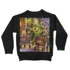 Trash Can Row Classic Kids Sweatshirt
