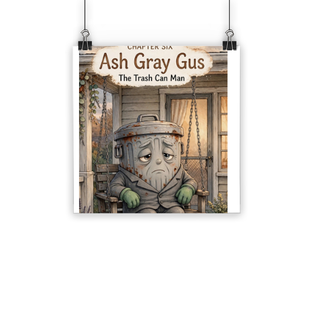Trash Can Row Classic Poster