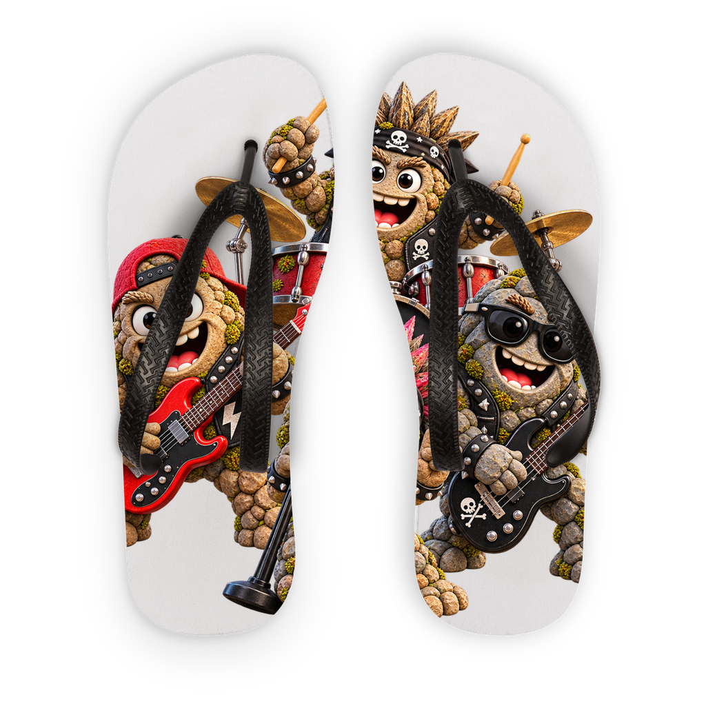 Falling Rocks COllection Kids Flip Flops