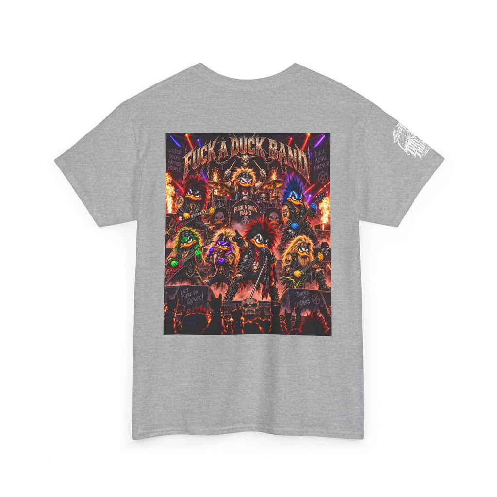 FUCK A DUCK BAND — Heavy Metal Quack Crew Back Graphic Tee