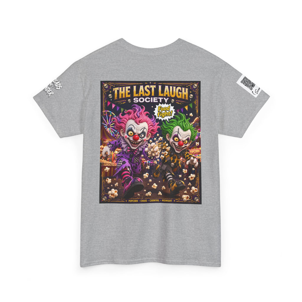 The Last Laugh Society Tee #132 — Carnival Clown Horror Graphic T-Shirt