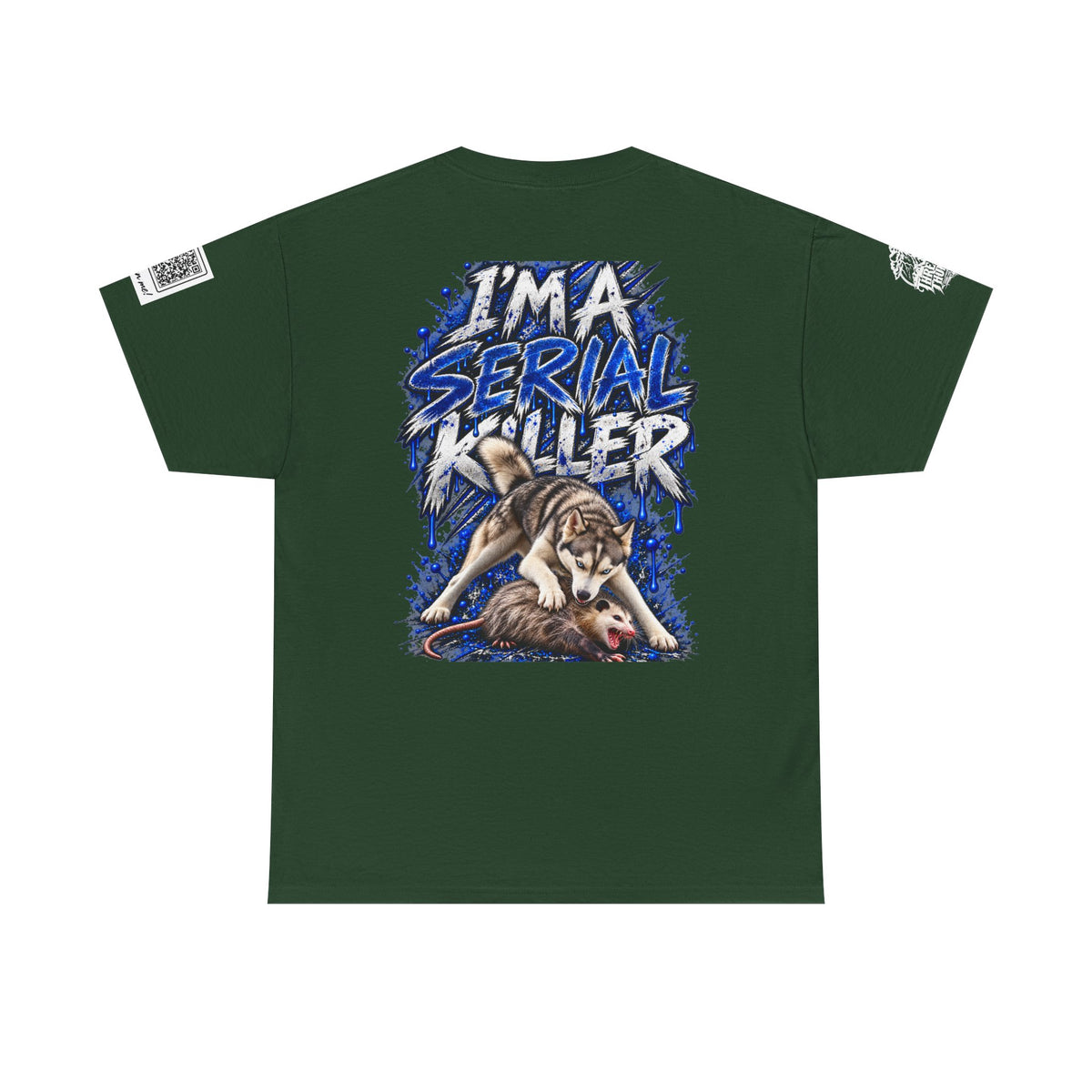 T-Shirt — "I'm A Serial Killer" Wolf Graphic Tee