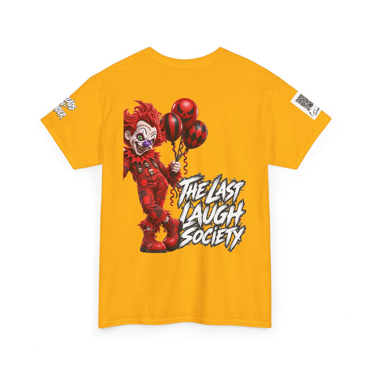 The Last Laugh Society Tee #126 — Carnival Clown Horror Graphic T-Shirt