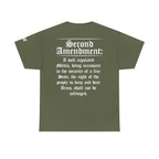 Second Amendment T-Shirt — Constitution Quote Flag Tee