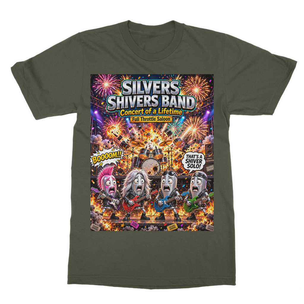The Silver Shivers Band T-Shirt Dress