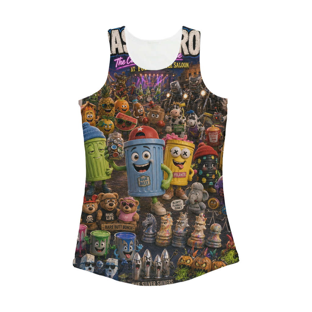 Trash Can Row: Concert for a Lifetime – Women Performance Tank Top