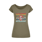 AOB Wide Neck Womens T-Shirt XS-5XL
