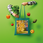 Trash Can Row Shopper Tote Bag